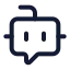 Botmessagesquare icon with stroke standard style