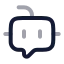 Botmessagesquare icon with twotone rounded style