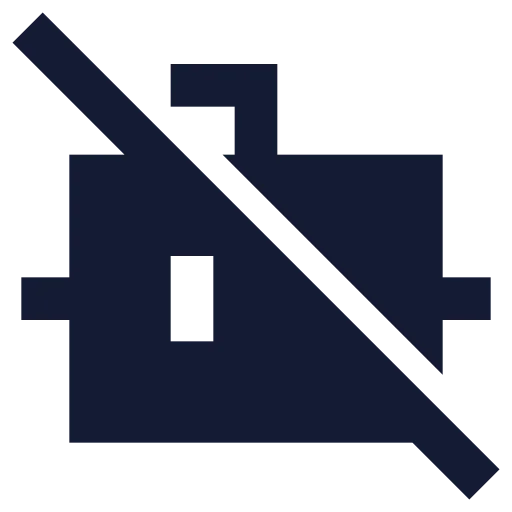 Bot Off Icon in Solid Sharp style