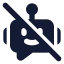 Botoff icon with solid standard style