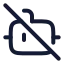 Botoff icon with stroke rounded style