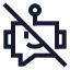 Botoff icon with stroke sharp style