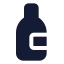 Bottlewine icon with solid standard style