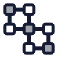 Boundingbox icon with duotone standard style