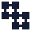 Boundingbox icon with solid sharp style