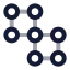 Boundingbox icon with twotone rounded style