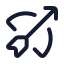 Bowarrow icon with duotone standard style