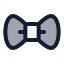 Bowtie icon with duotone standard style