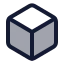 Box icon with duotone standard style