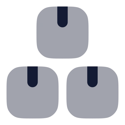 Boxes Icon in Bulk Rounded style