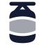 Boxingbag icon with bulk rounded style