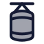 Boxingbag icon with duotone standard style