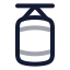 Boxingbag icon with twotone rounded style