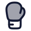 Boxingglove icon with duotone rounded style