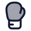 Boxingglove icon with duotone standard style