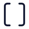 Brackets icon preview