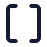 Brackets icon preview