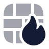 Brick Wall Fire icon preview