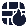 Brick Wall Fire icon preview