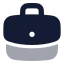 Briefcasebusiness icon with bulk rounded style