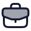 Briefcasebusiness icon with duotone rounded style