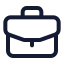 Briefcasebusiness icon with stroke standard style