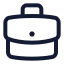 Briefcasebusiness icon with stroke standard style