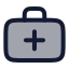Briefcasemedical icon with duotone rounded style
