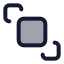 Bringtofront icon with duotone standard style