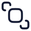 Bringtofront icon with stroke rounded style