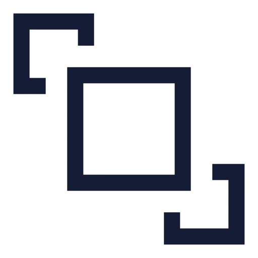 Bring To Front Icon in Stroke Sharp style