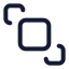 Bringtofront icon with stroke standard style