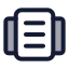 Brochure icon with duotone standard style