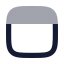 Browser icon with bulk rounded style