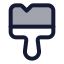 Brushcleaning icon with duotone standard style