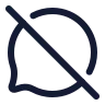 Bubble Chat Blocked icon preview