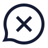 Bubble Chat Cancel icon preview