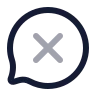 Bubble Chat Cancel icon preview