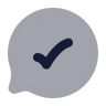Bubble Chat Done icon preview