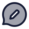 Bubble Chat Edit icon preview