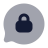 Bubble Chat Lock icon preview