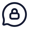 Bubble Chat Lock icon preview