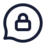 Bubble Chat Lock icon preview