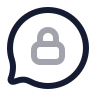 Bubble Chat Lock icon preview