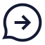 Bubblechatoutcome icon with stroke sharp style