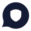 Bubblechatsecure icon with solid sharp style