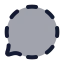Bubblechattemporary icon with duotone standard style