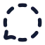 Bubblechattemporary icon with solid rounded style