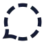 Bubblechattemporary icon with solid sharp style