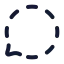 Bubblechattemporary icon with stroke standard style
